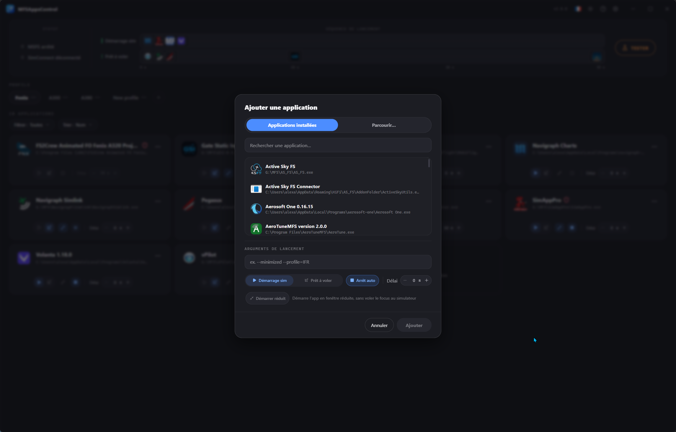 Installed applications mode