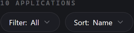 Filter and sort