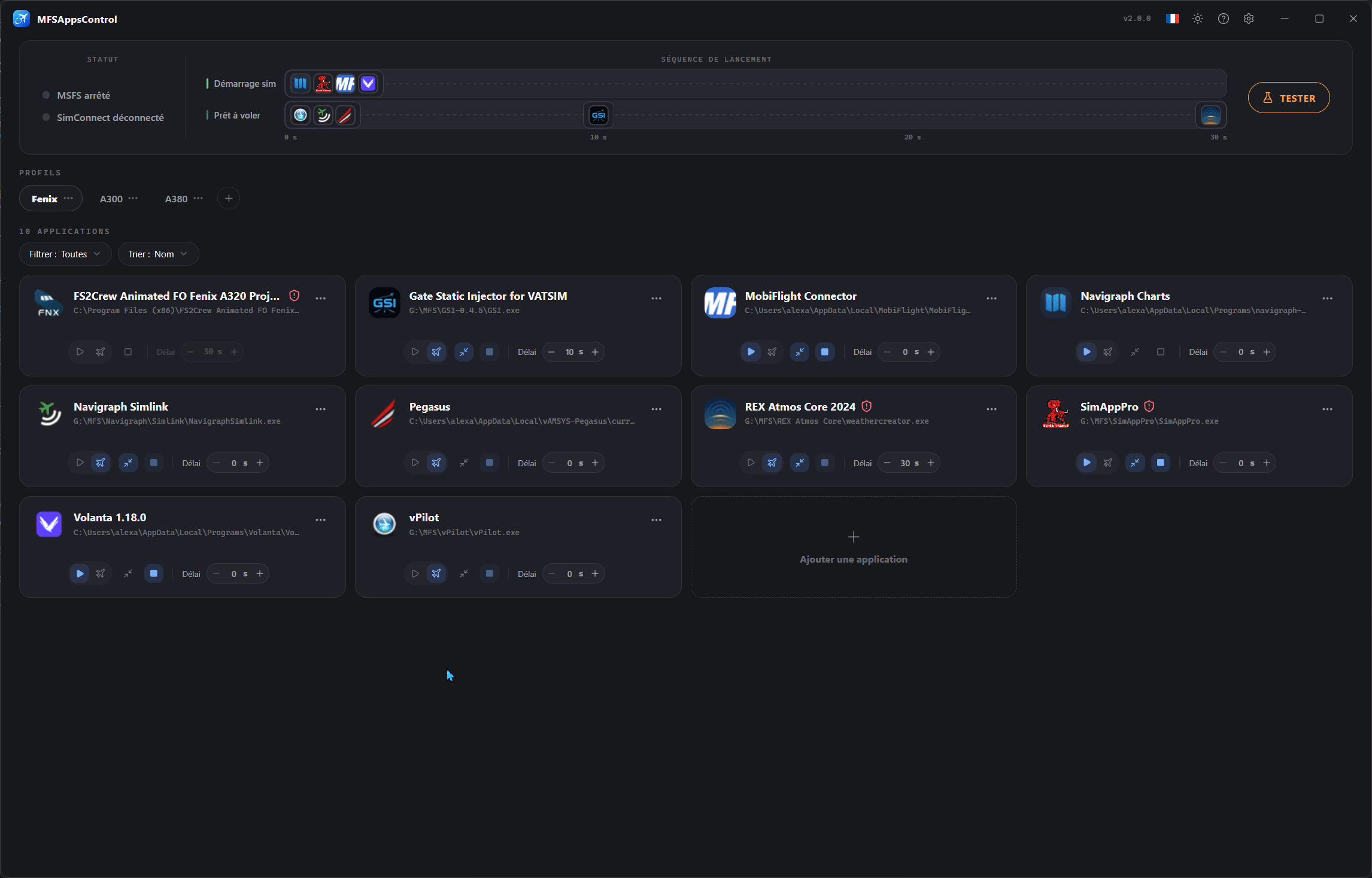 Creating a profile
